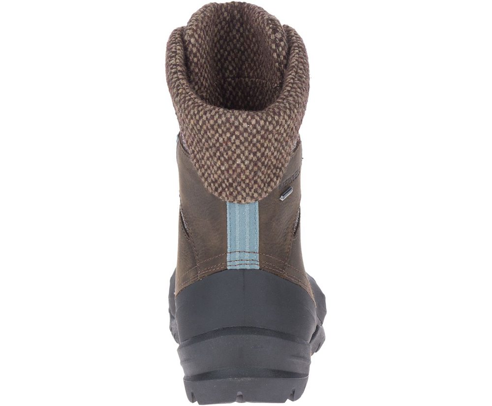 Merrell Boots Brown - Thermo Aurora 2 Mid Shell Waterproof - Womens 23GEXMCPN